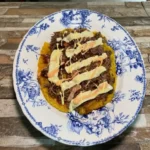 Patacón con carne -CP-