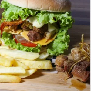 Hamburguesa de chicharrón -PV-