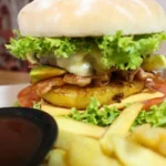 Hamburguesa hawaiana -PV-