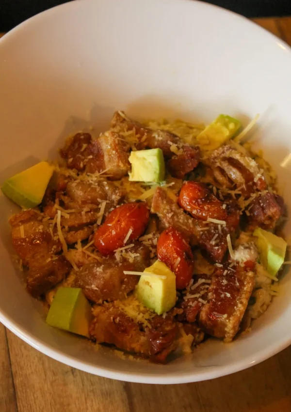 Risotto de chicharrón -PV-