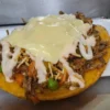Arepa con carne desmechada -DK-