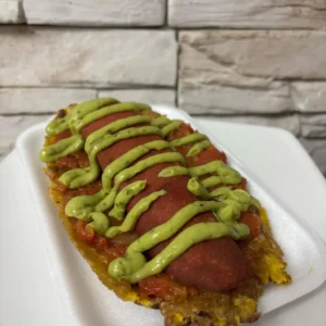Patacón con salchichón -PJ-