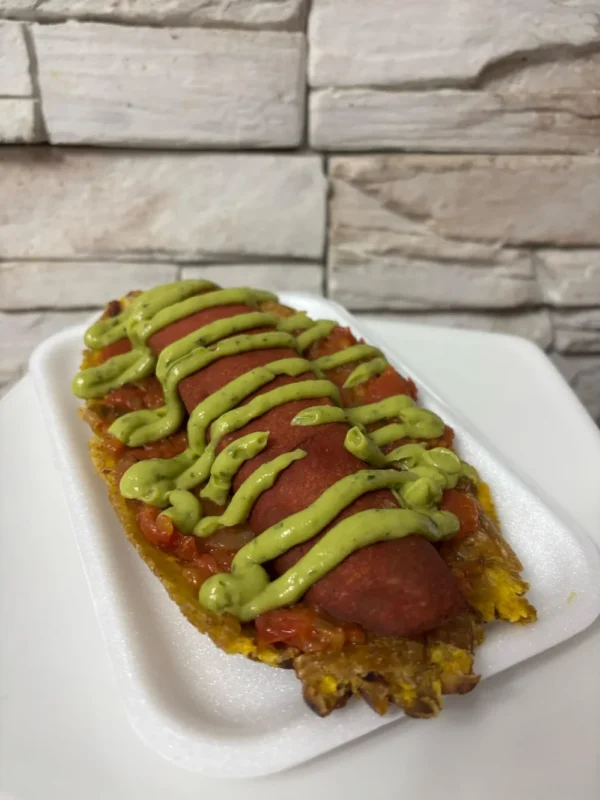 Patacón con salchichón -PJ-